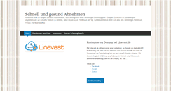 Desktop Screenshot of abnehmen-ernaehrung.com